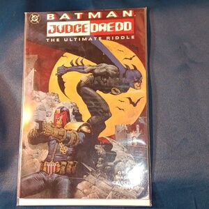 Batman comic judge Dredd the ultimate riddle